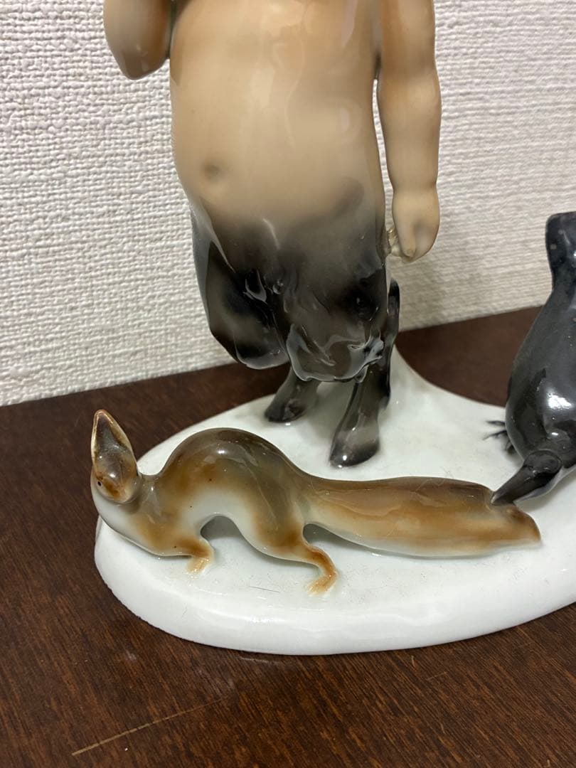 ビンテージ 40s デビル　悪魔　サティロス　牧神　妖精　置物　レトロ　内藤ルネ