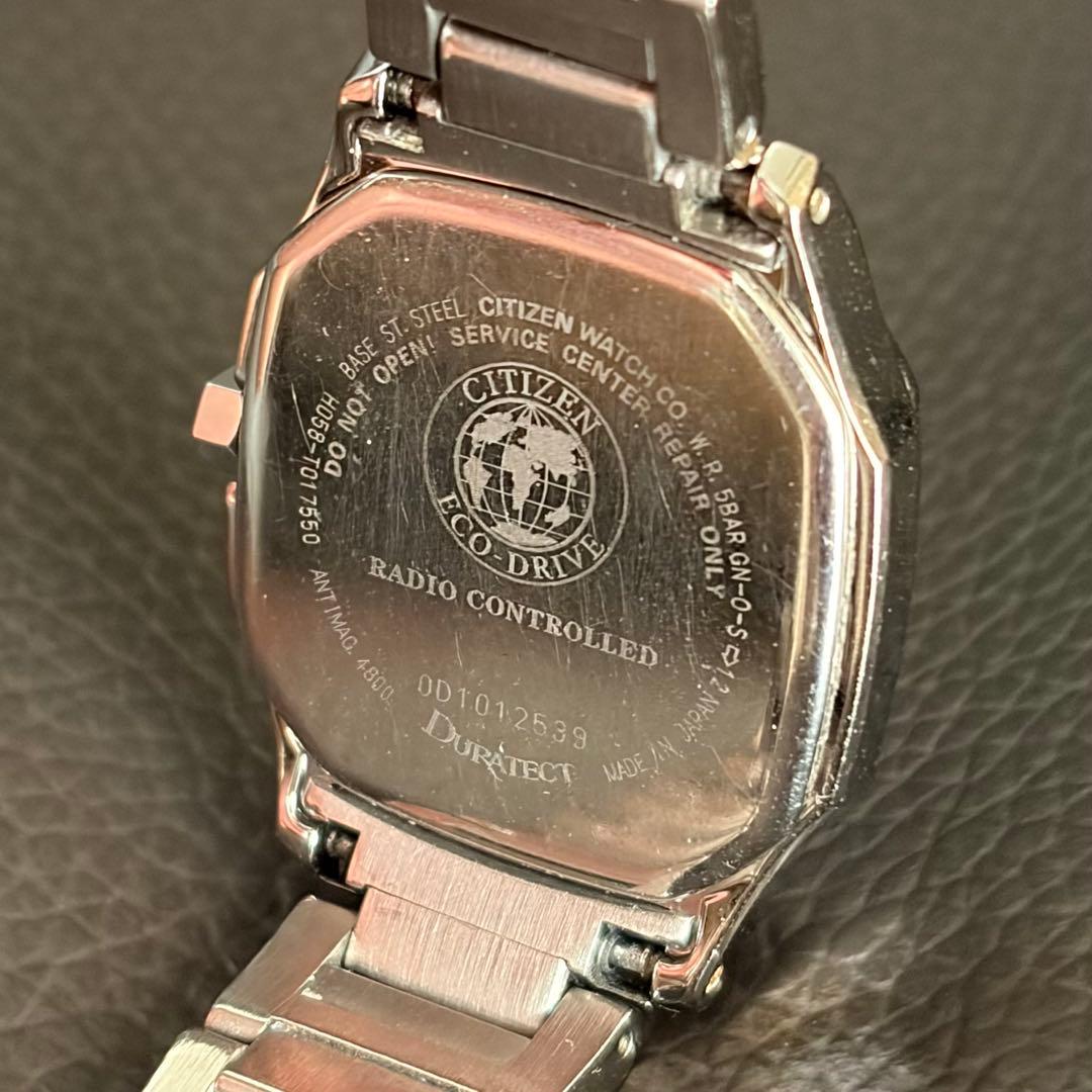 美品 シチズン クロスシー xC 電波ソーラー シルバー レディース