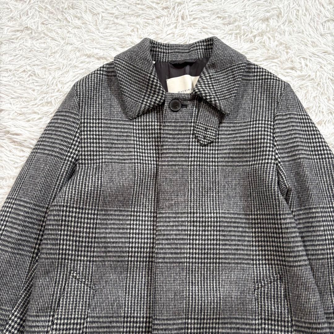 極美品✨マッキントッシュ　ステンカラーコート　ダンケルド　グレンチェック