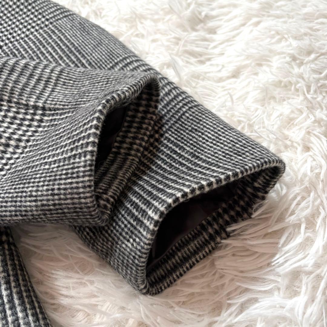 極美品✨マッキントッシュ　ステンカラーコート　ダンケルド　グレンチェック