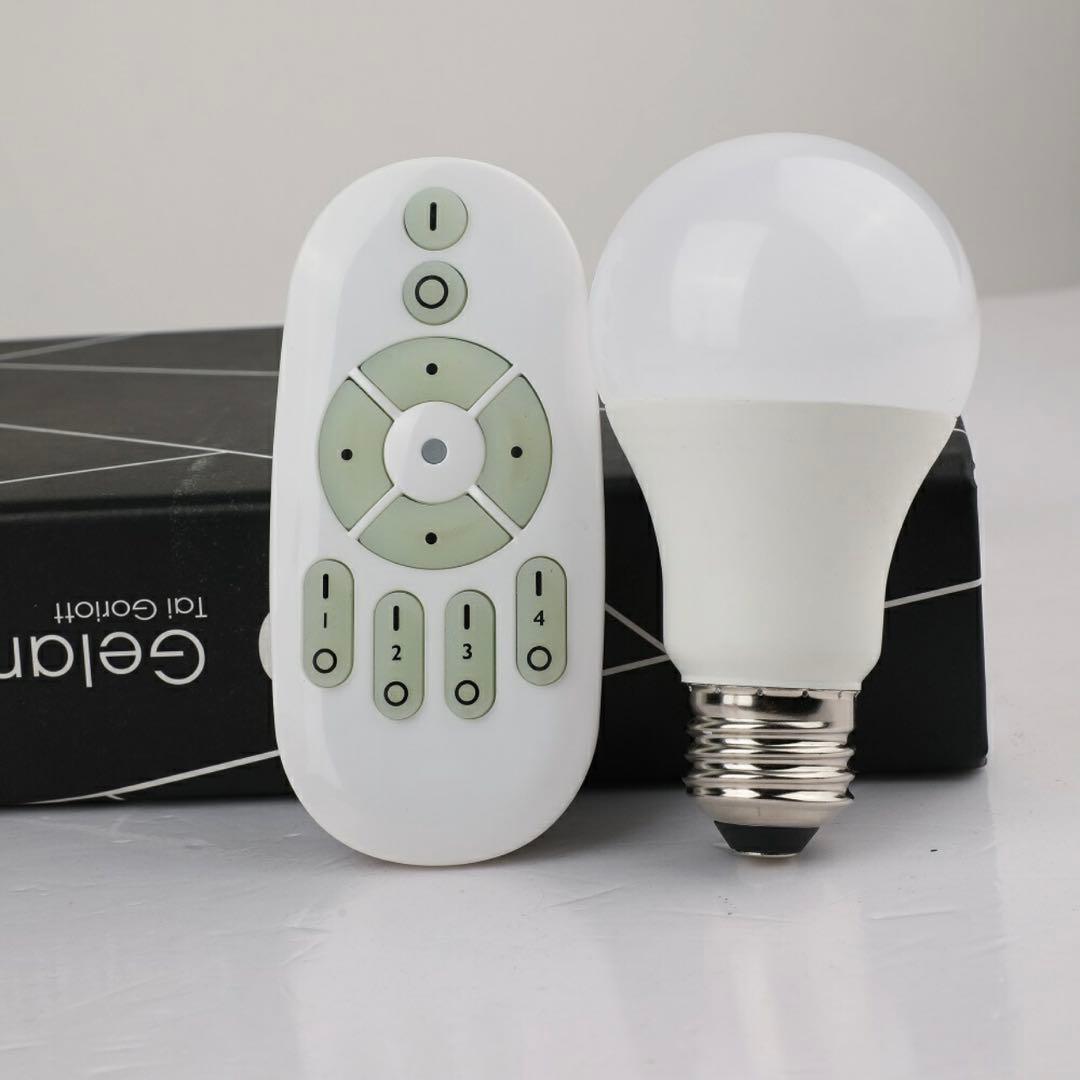 ホワイトアイアンペンダントライト/花の装飾/調光調色電球付き