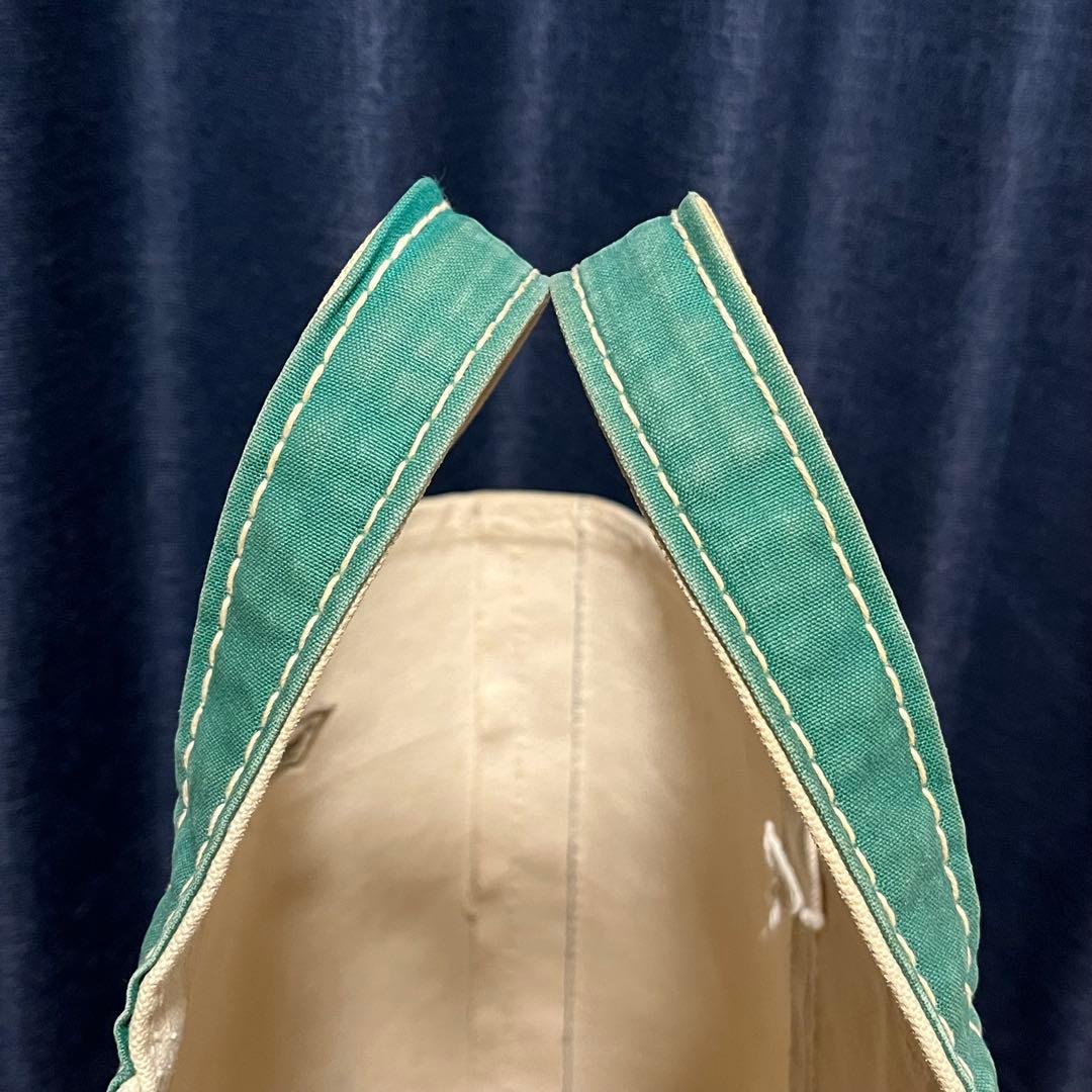【70's 2色サイドタグ耳付き】LL Bean トート グリーン L