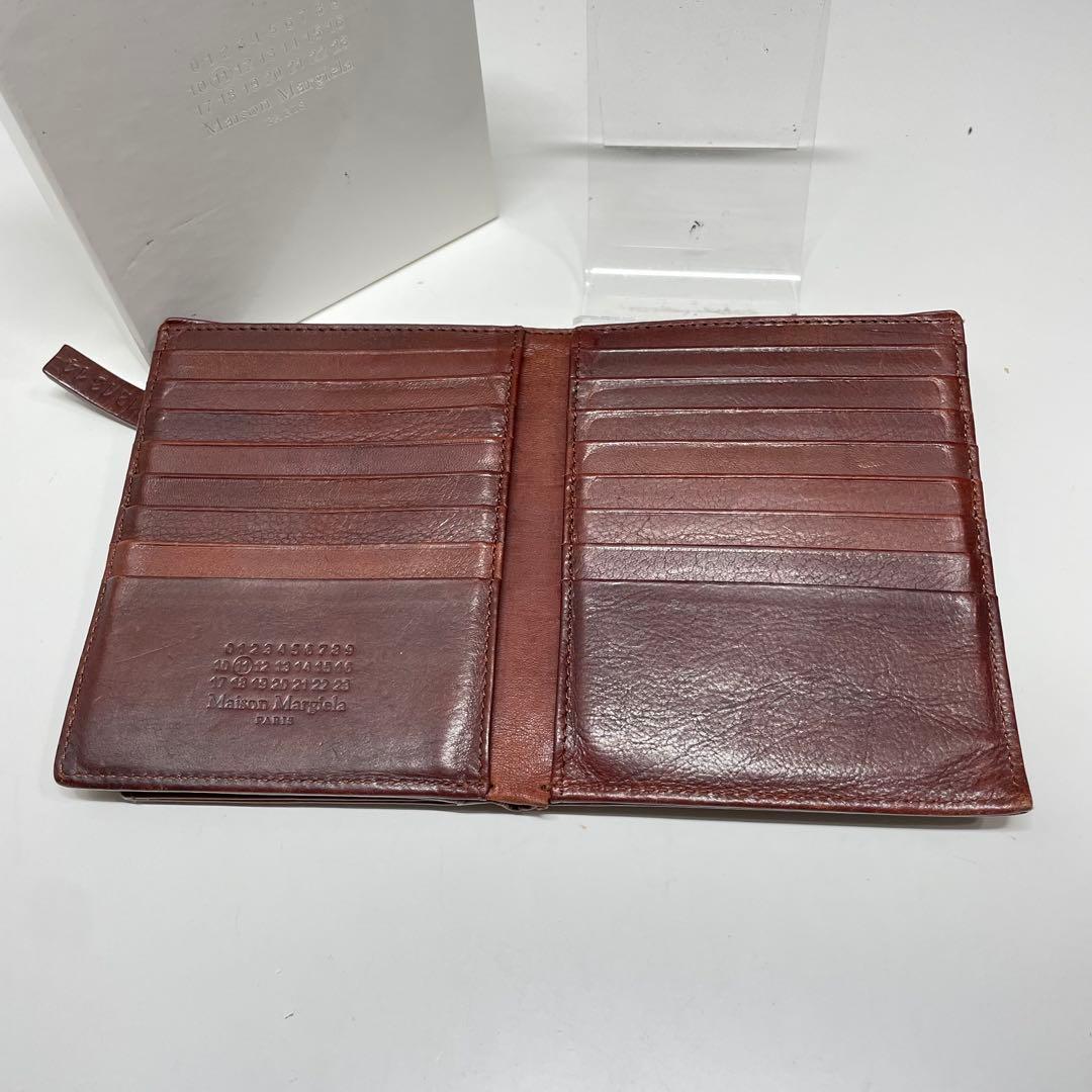ま*つ様 MAISON MARGIELA ブラウン 二つ折り財布 カードポケット