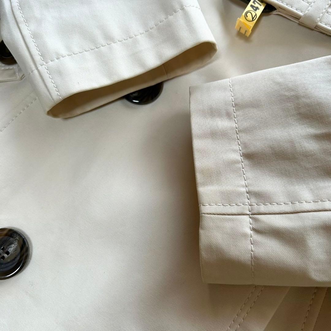 バーバリーブルーレーベル　トレンチコート　ライナー　ベルト付き　アイボリー　M