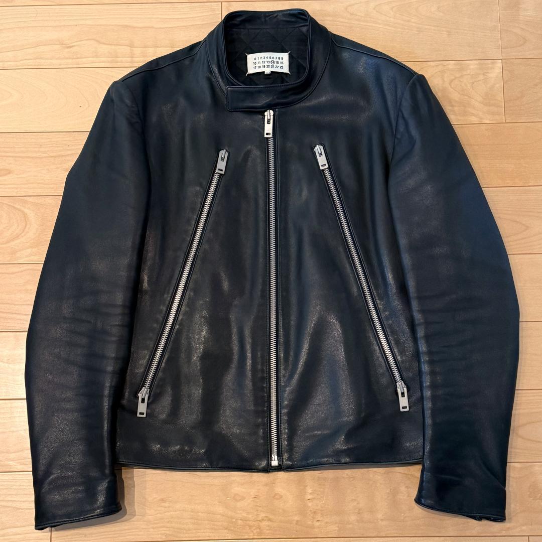 Maison Margiela マルジェラ 5zip ハの字 ライダース 48