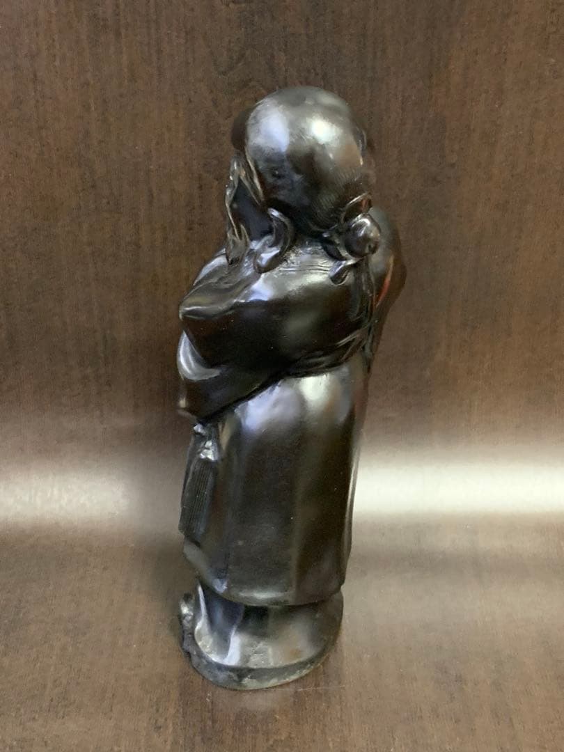 《美品レア》《送料無料》⭐︎桃仙人像　不老長寿　魔除け　縁起物　アンティーク　♪⭐︎