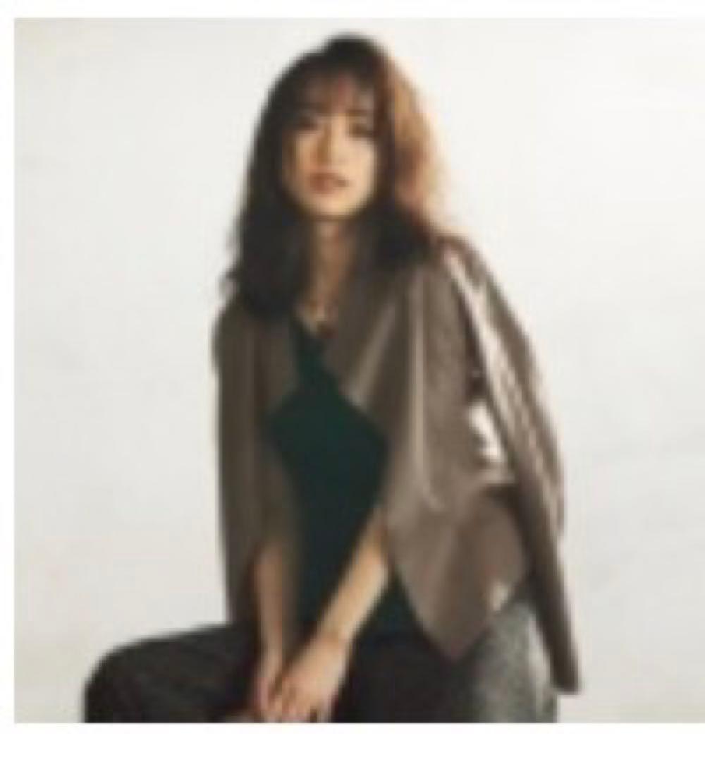 専用　　　　　　　　　ディノス ゴートレザードレープカラージャケット グレージュ