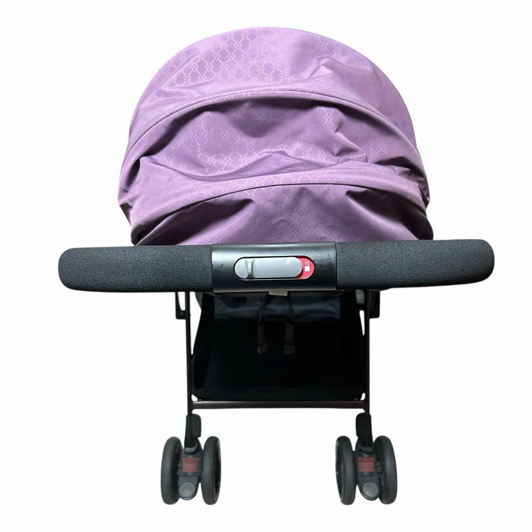 良品 1323 アップリカ オプティア プレミアム ベビーカー 新生児 パープル
