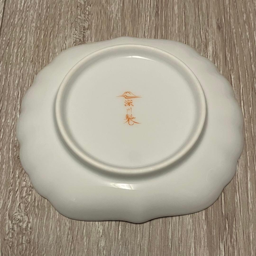 深川製磁 小鉢 花ひょうたん 皿 箱付　5皿セット　新品未使用