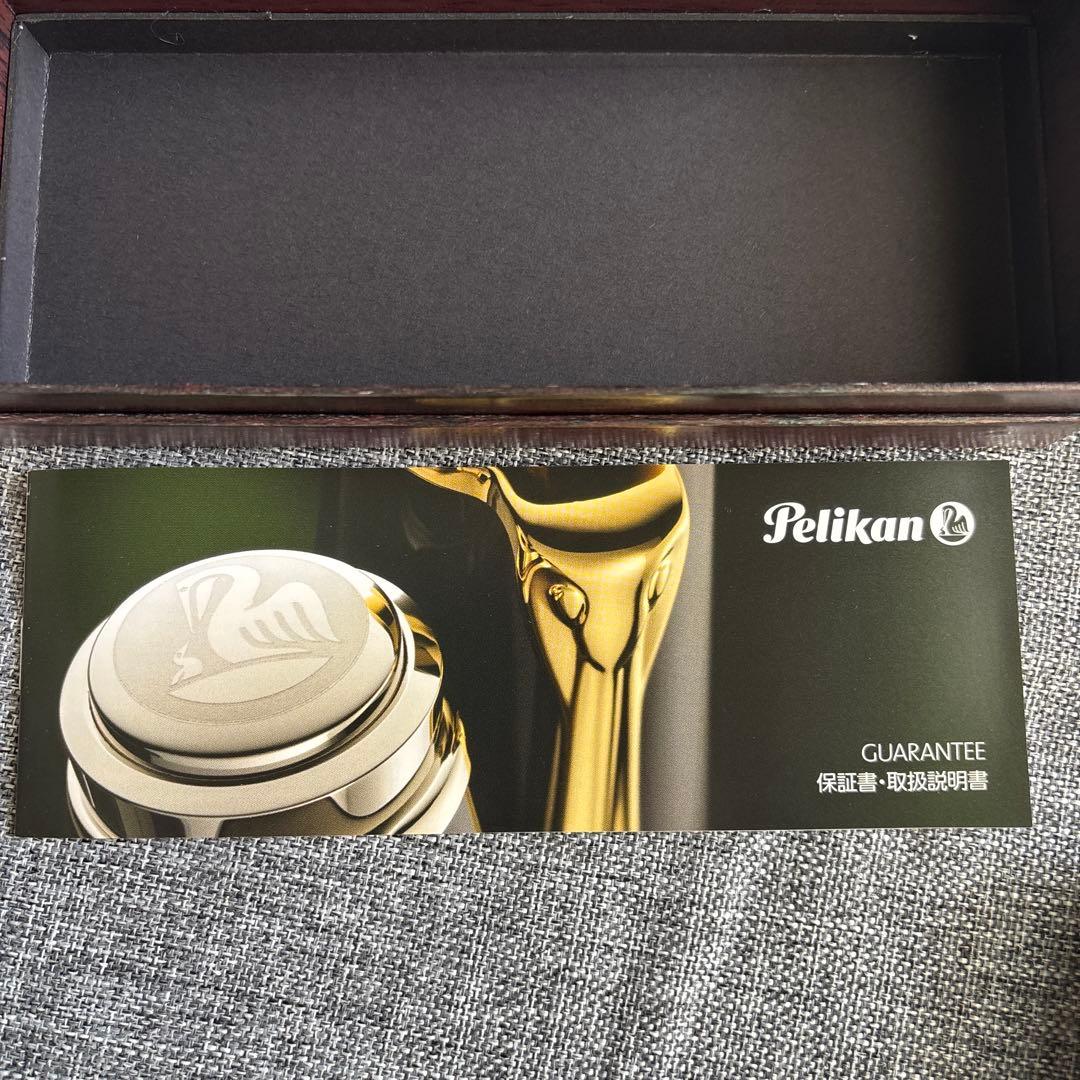 Pelikan 万年筆 M815 ネイビー ストライプデザイン