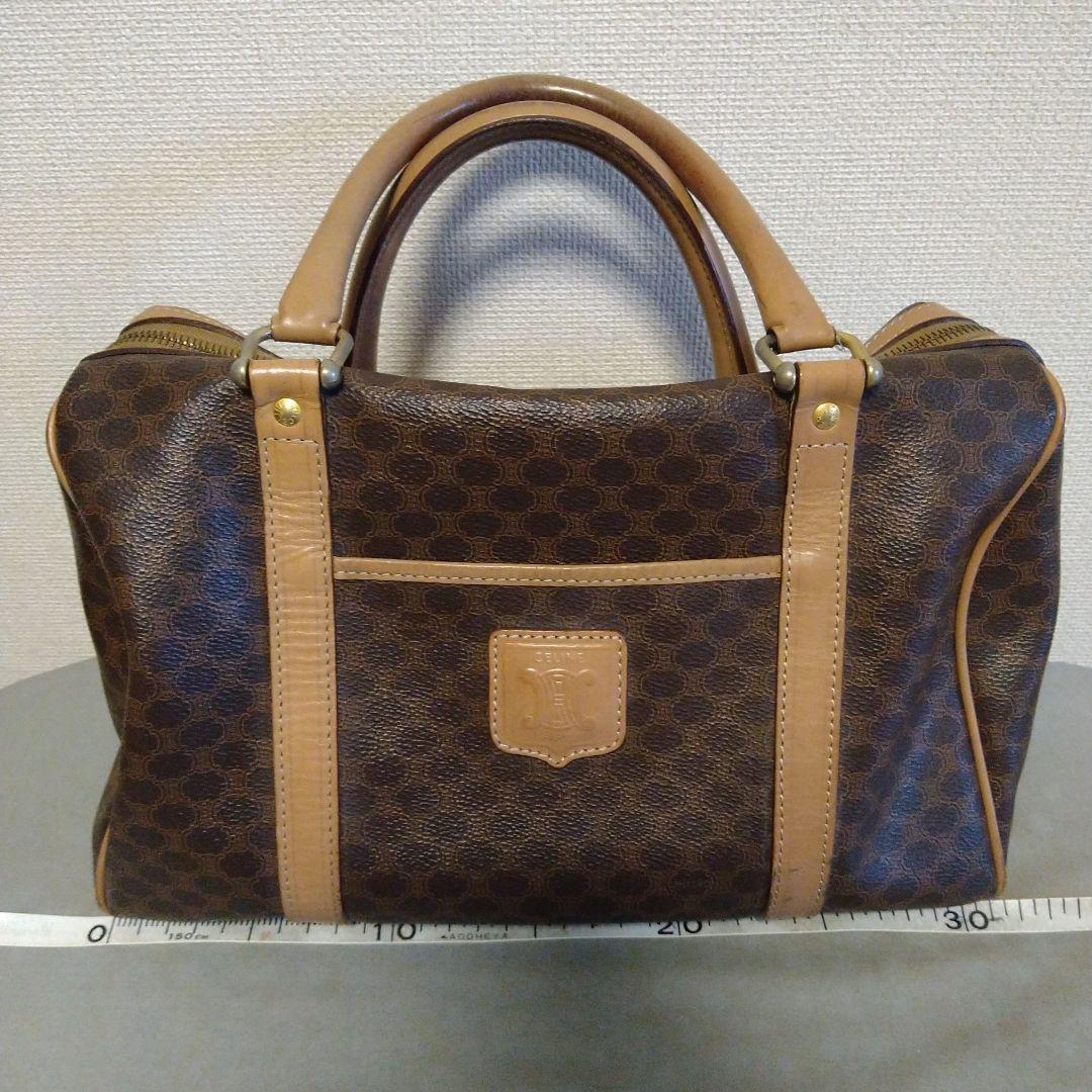 CELINEブラウン ボストンバッグ