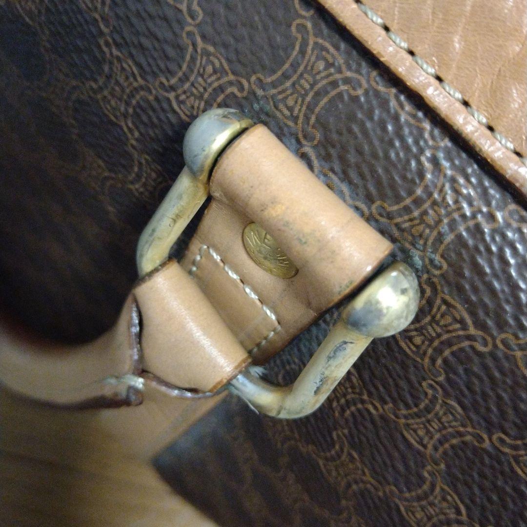 CELINEブラウン ボストンバッグ