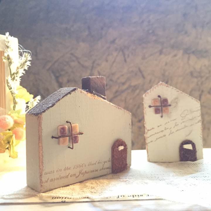 out シャビーなおうちオブジェ❁