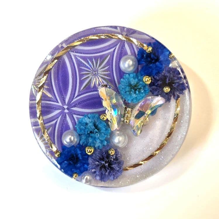 メグえもん　レジンヘアゴム ヘアアクセサリー　丸　約３.5cm