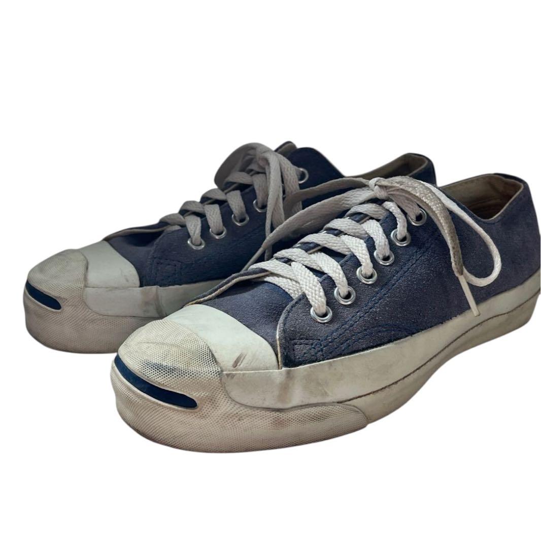 ビンテージ　USA製　90s　コンバース　ジャックパーセル　スウェードレザー　靴