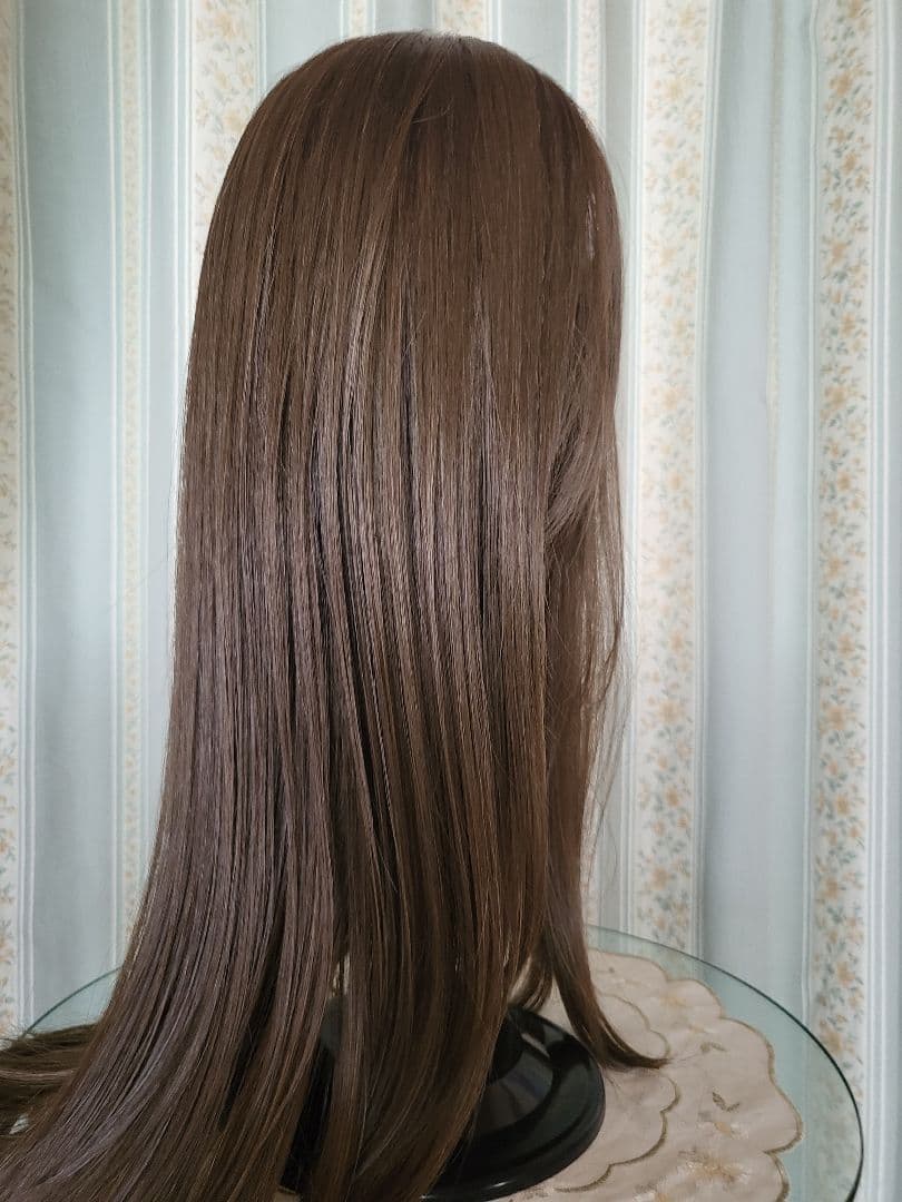 ピンクエイジ手植えフルウィッグリリカストレート