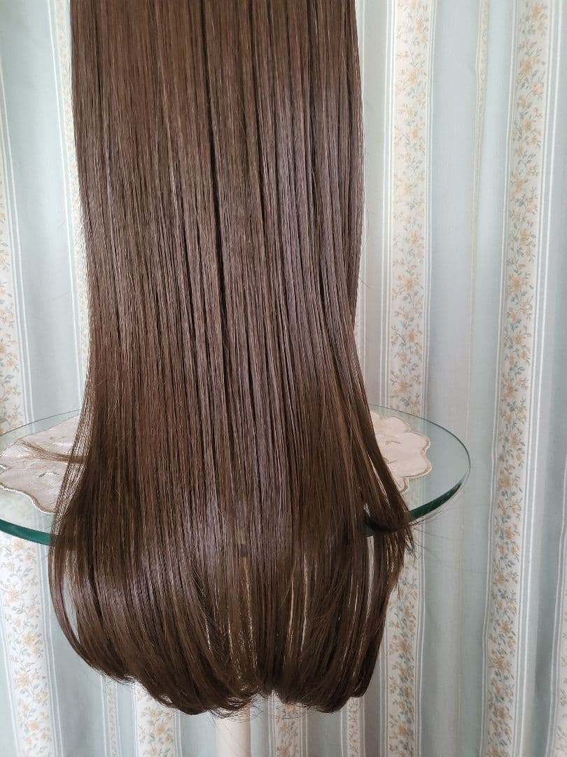 ピンクエイジ手植えフルウィッグリリカストレート