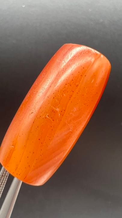 【アンティーク ビーズ】アンティークカーネリアン ビーズ 25.9mm