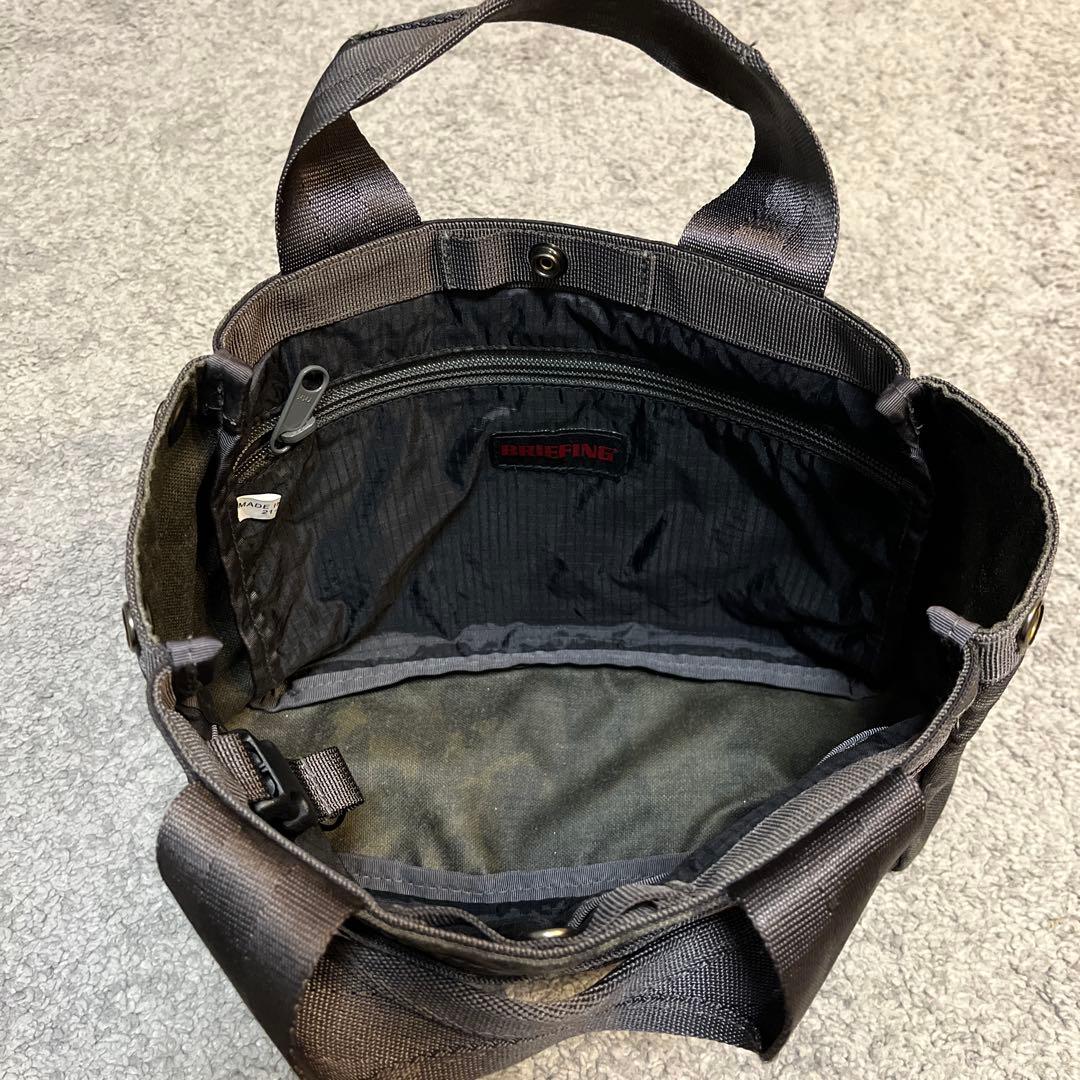 BRIEFING カモフラージュ ナイロンバッグ