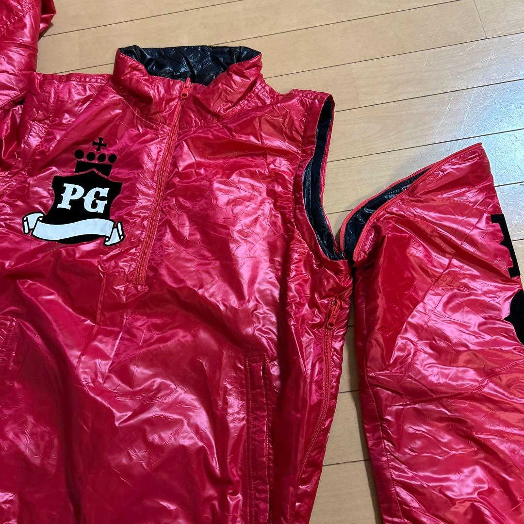 PEARLY GATES リバーシブルジャケット　レッド&ネイビー サイズ5