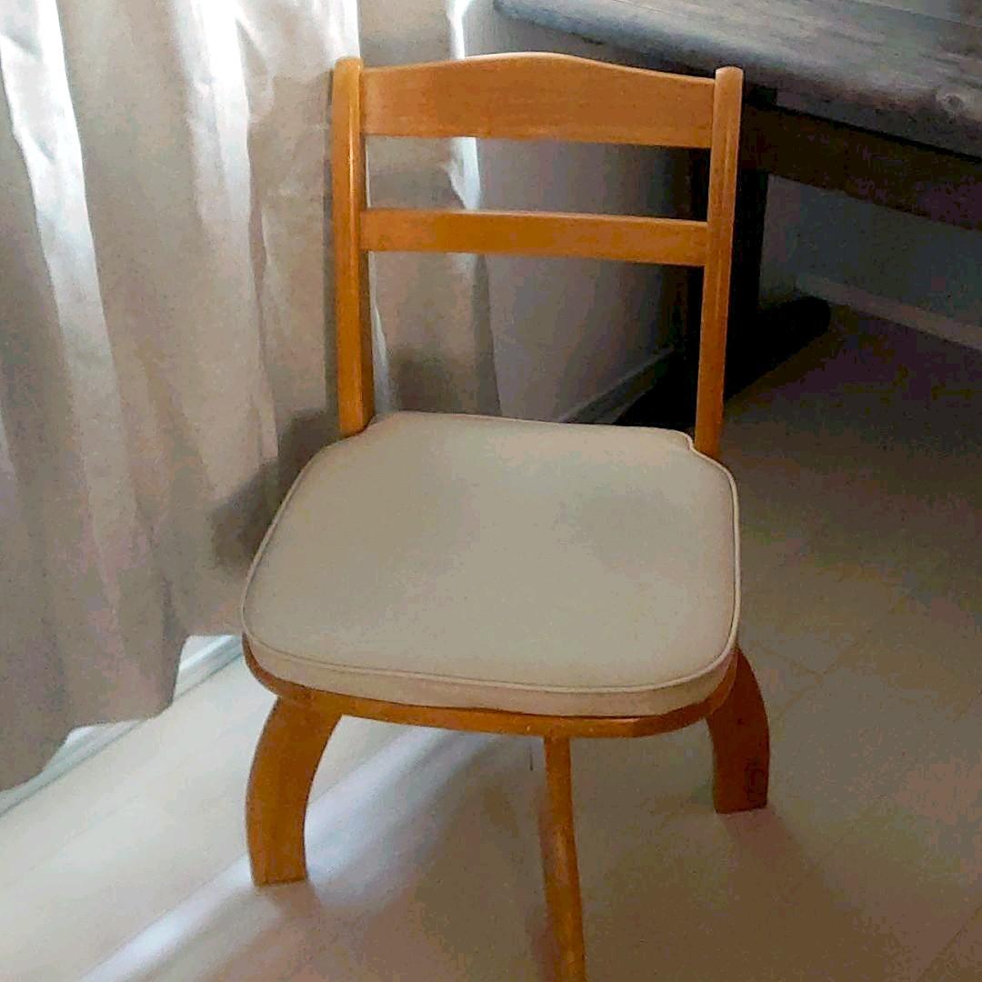 カントリー風の可愛い回転椅子(*^^*)美品