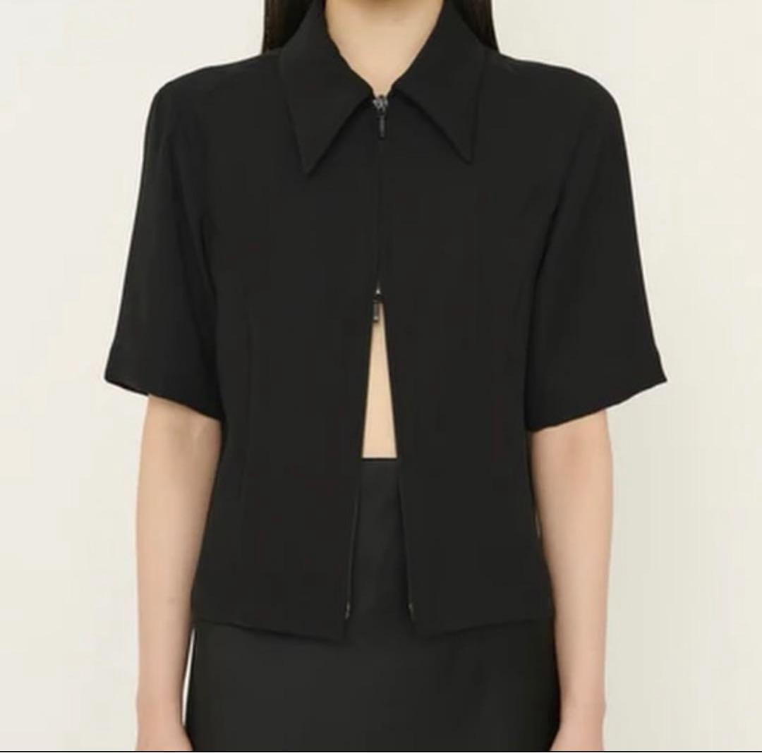 ENOF イナフ　Zip shirt ブラック　サイズ1