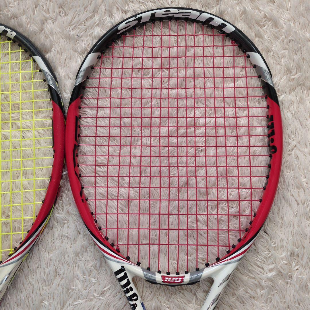 Wilson Steam 100 295g テニスラケット 2本セット