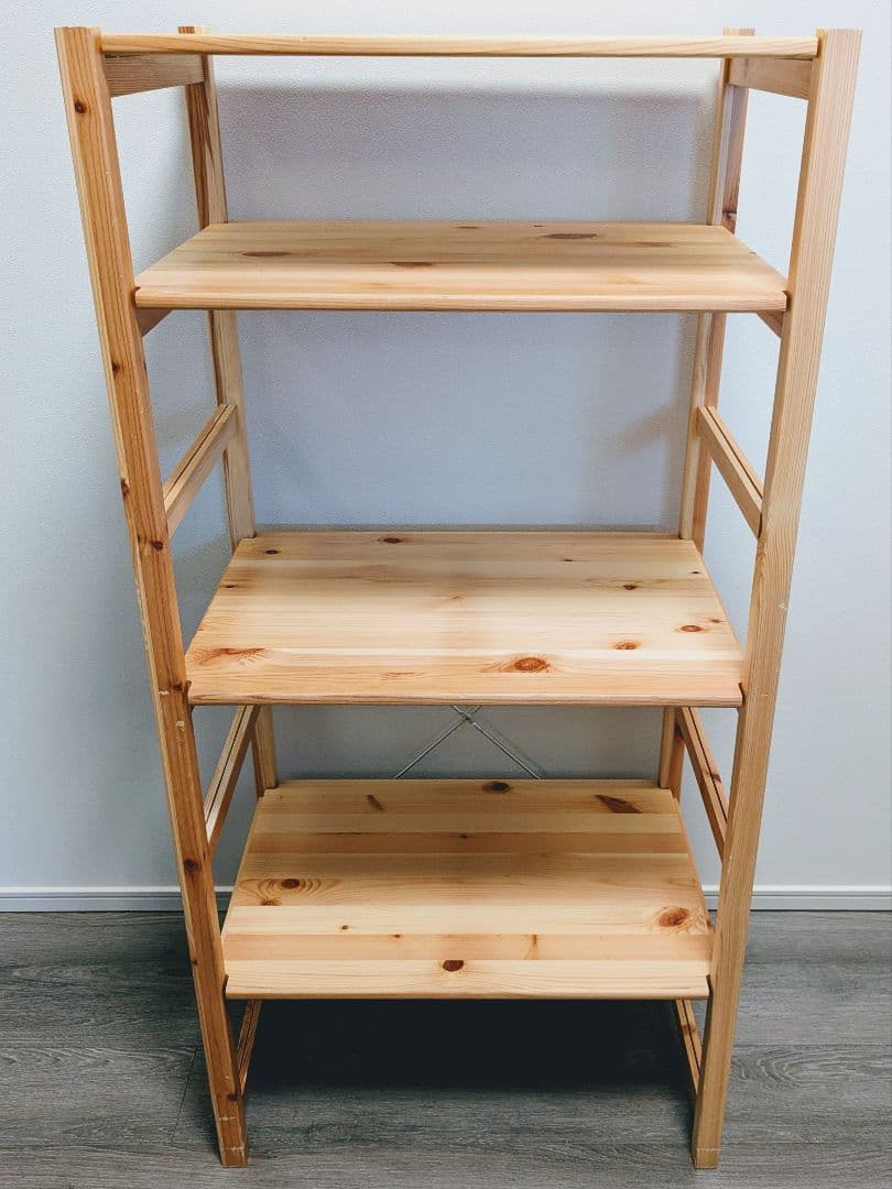 MUJI 無印良品 パイン材ユニットシェルフ 幅58cm 高さ120cm ①