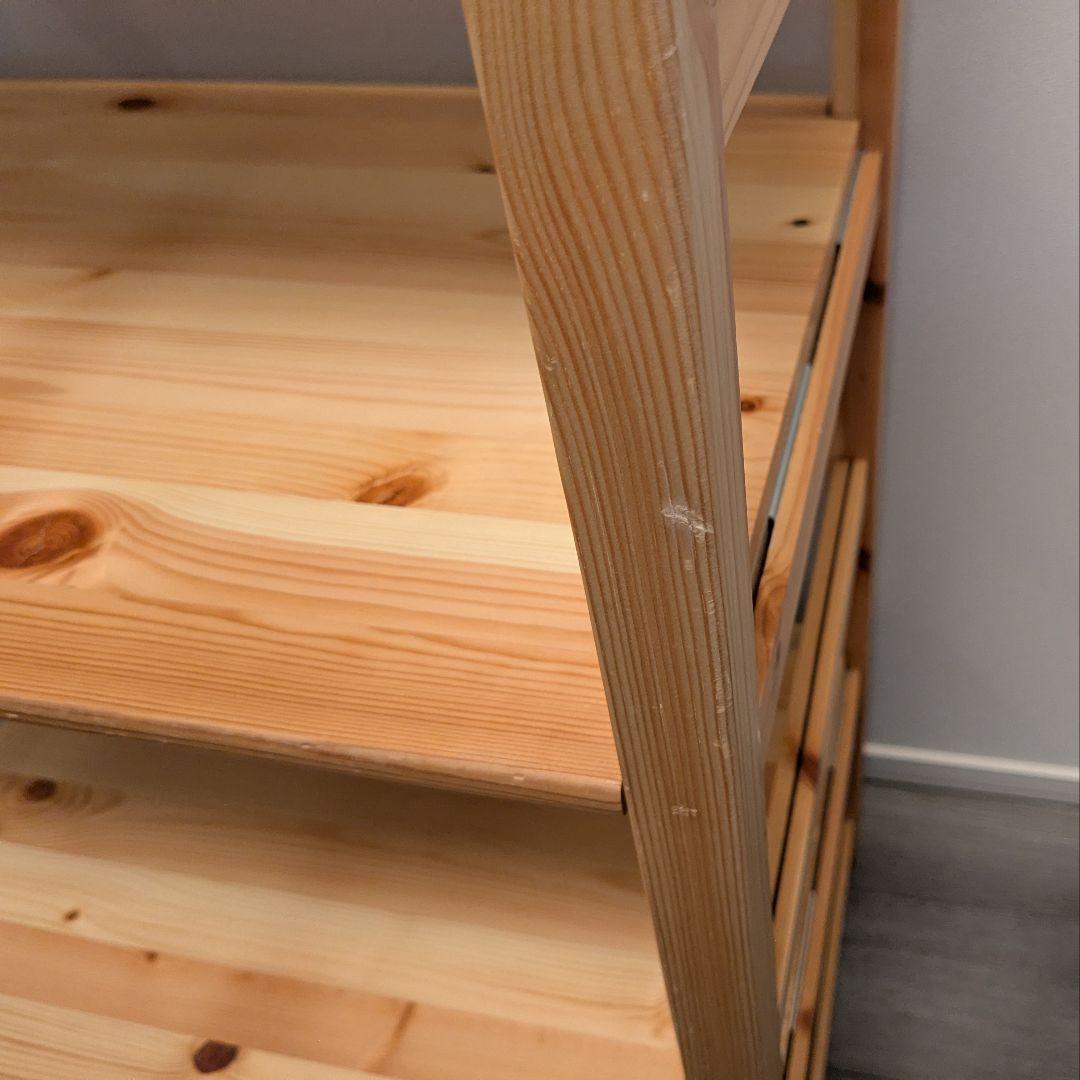 MUJI 無印良品 パイン材ユニットシェルフ 幅58cm 高さ120cm ①