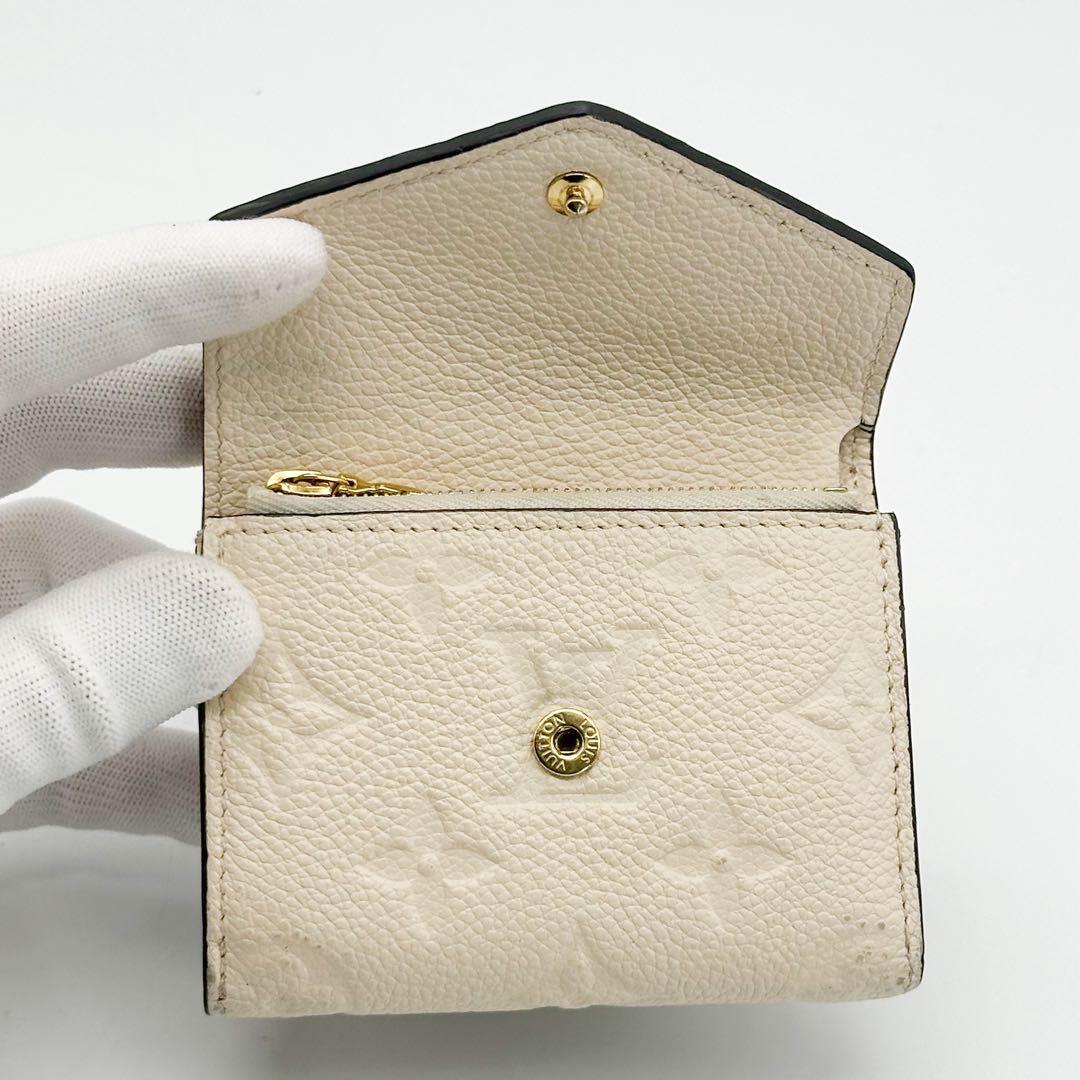 ルイヴィトン ポルトフォイユ ゾエ アンプラント パイソン 三つ折り コンパクト