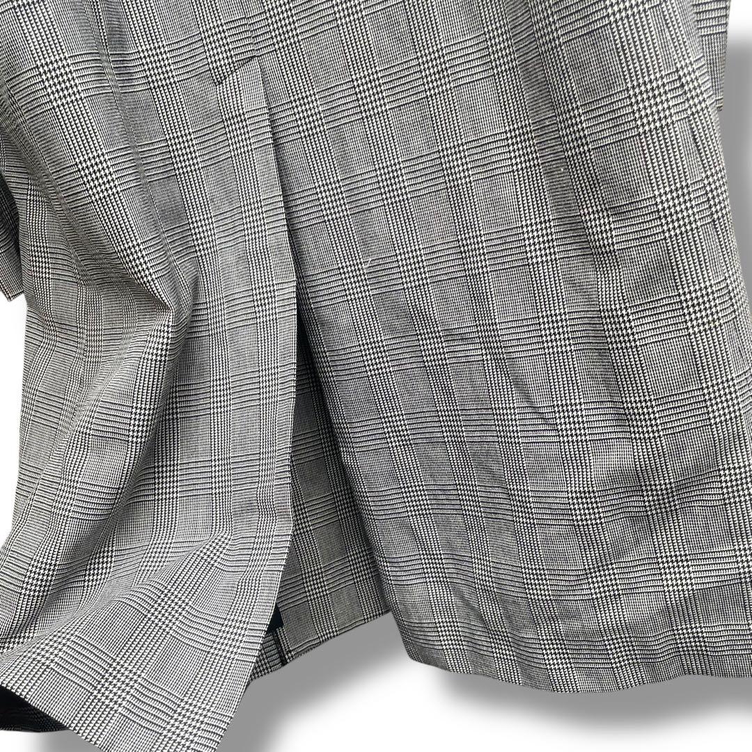 定価15万円以上 マッキントッシュ ウール グレンチェック ステンカラーコート6