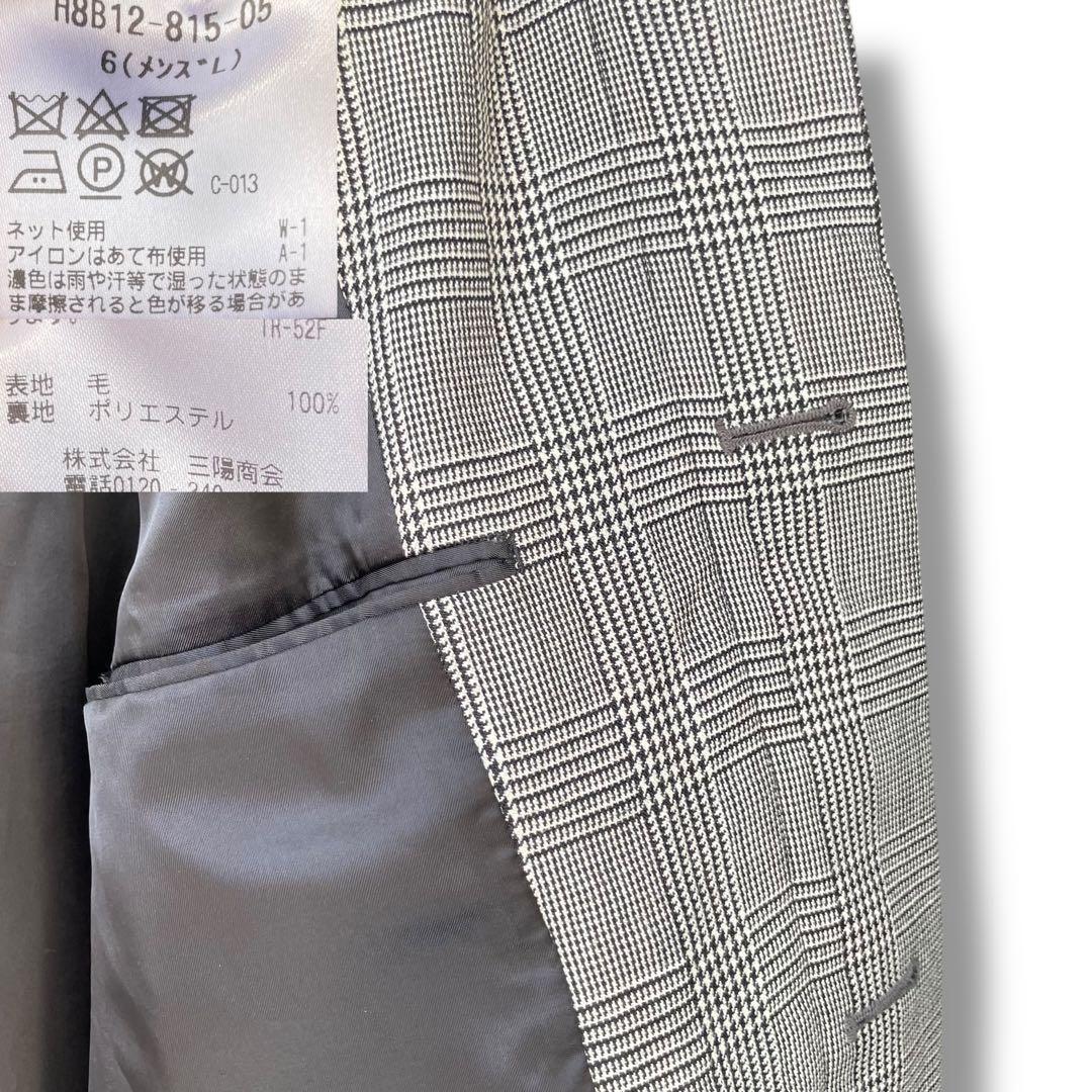 定価15万円以上 マッキントッシュ ウール グレンチェック ステンカラーコート6