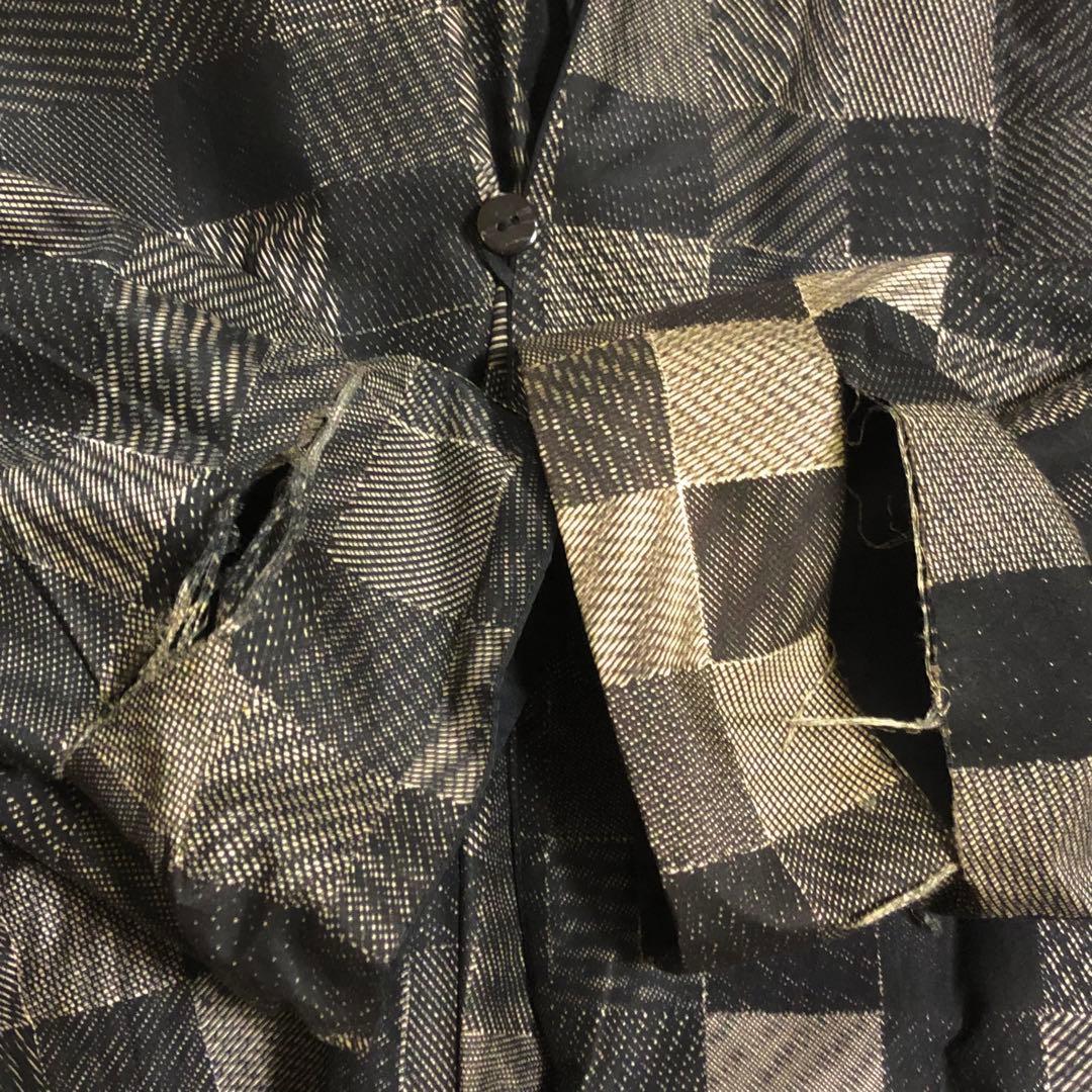 訳有り　ヨーガンレール　マキシコート　コットンシルク　黒