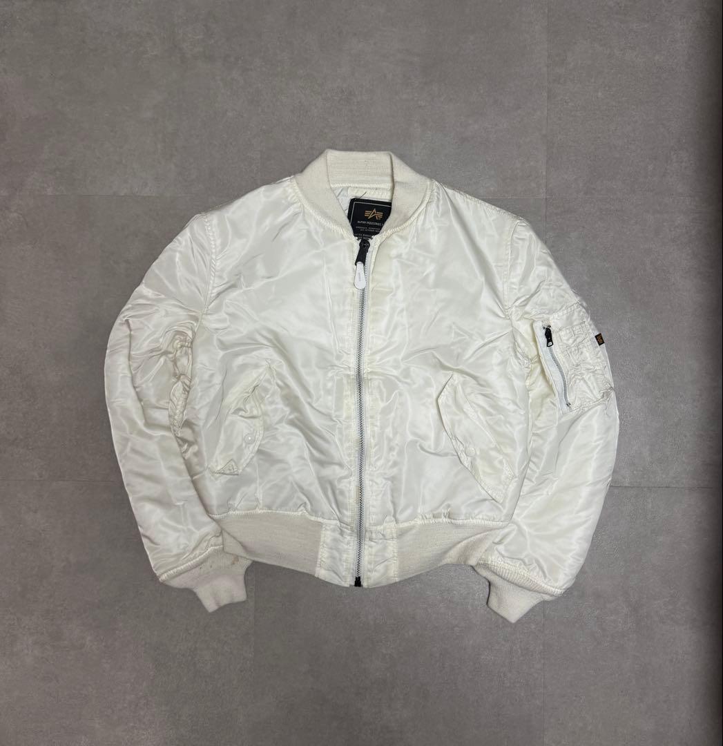 【USA製】 ALPHA MA-1 雰囲気系vintage 短丈 アルファ