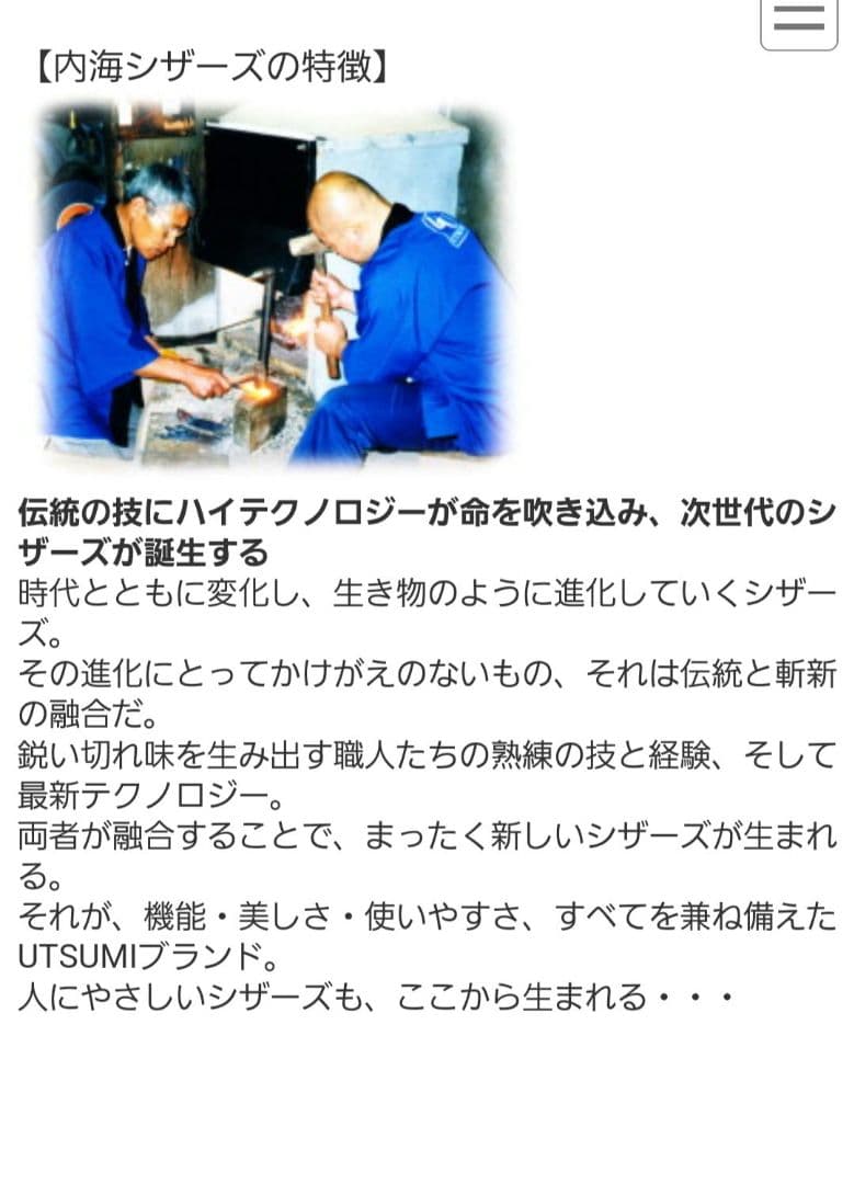 新品未使用 UTSUMI 内海 セニングシザー コーム付き