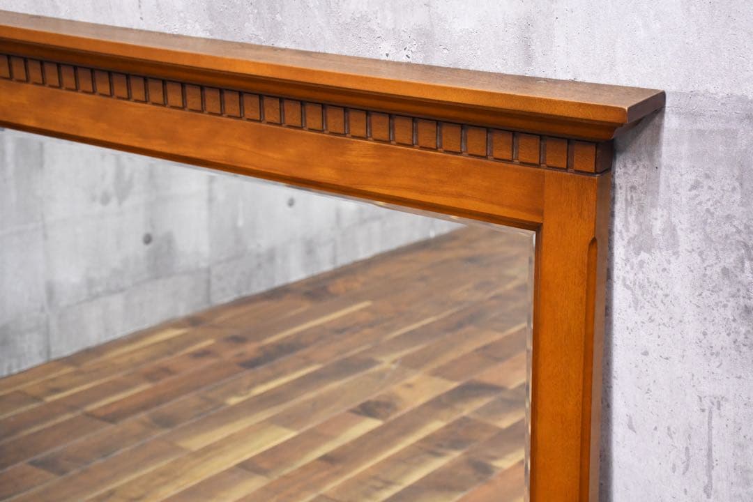 DLK96 横浜ダニエル A-401吊鏡 樺桜 ウォールミラー ドレッサーミラー