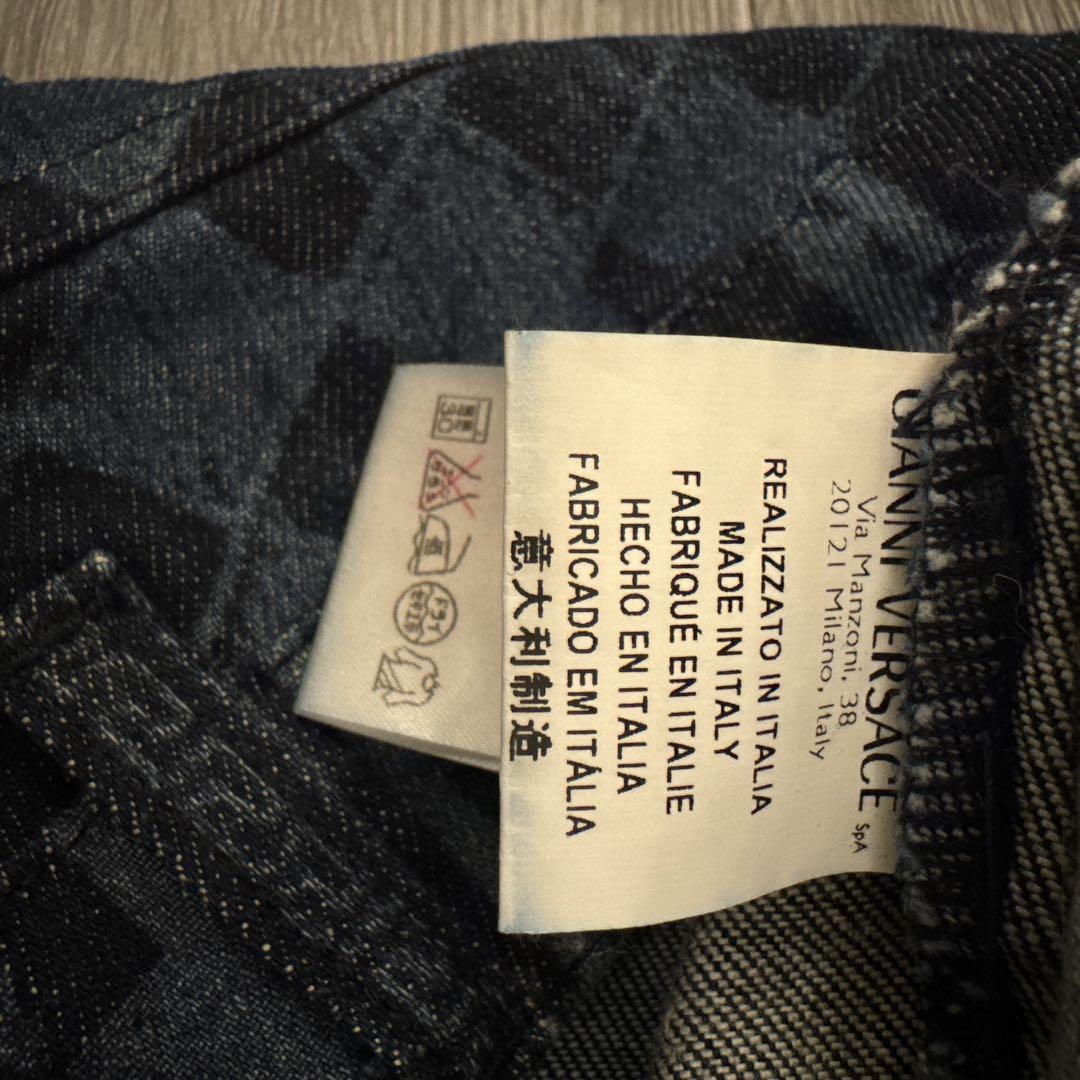 VERSACE グラフィックプリント スキニーデニム　25(Sサイズ)