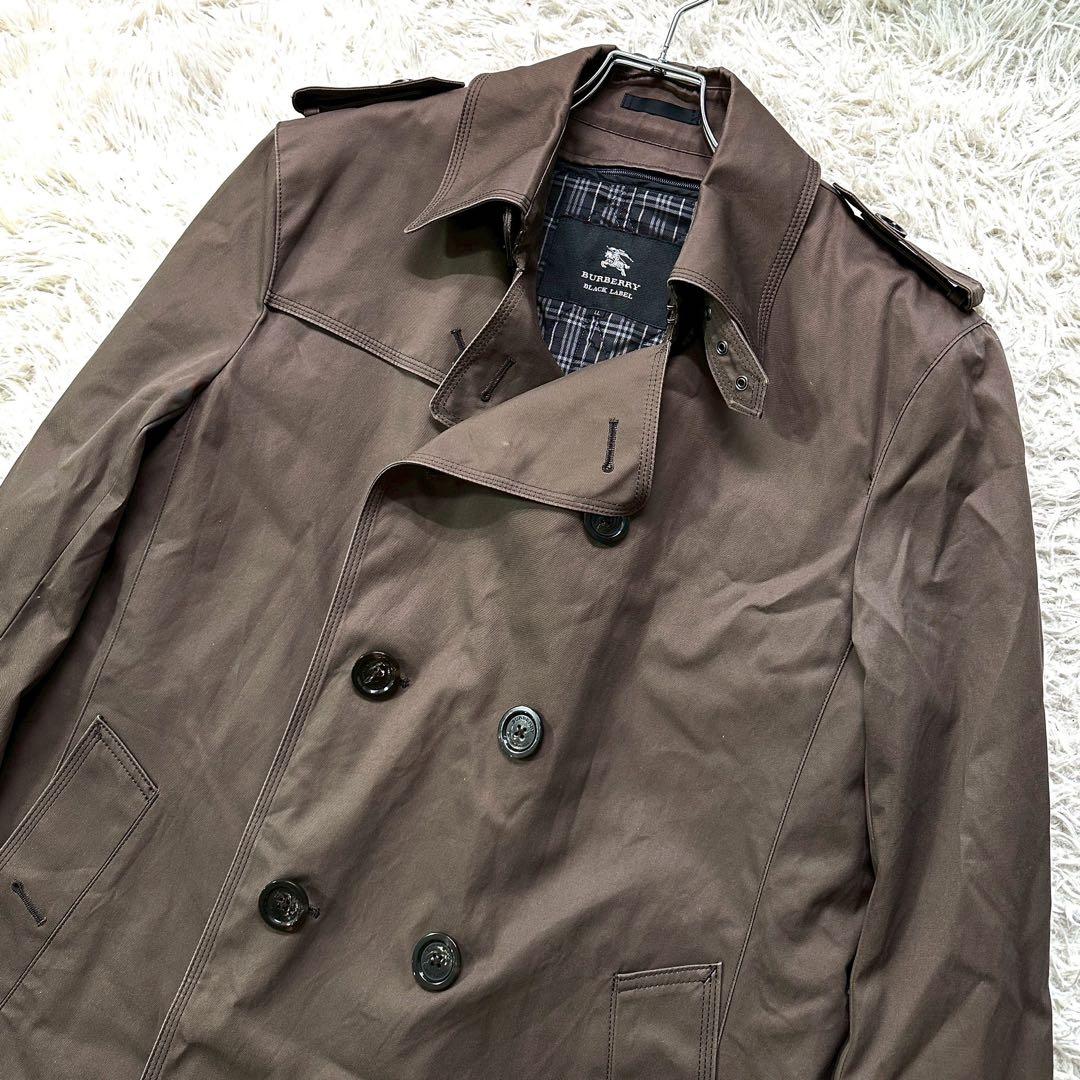 バーバリーブラックレーベル トレンチコート ノバチェック ライナー付き