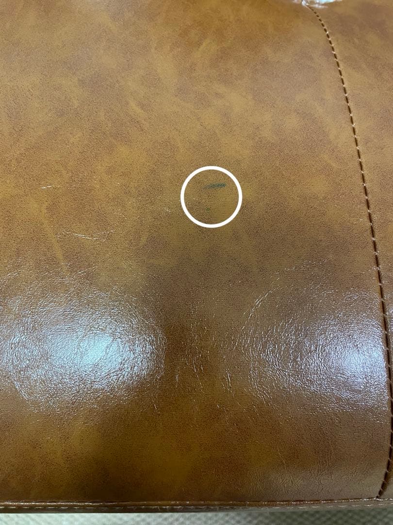 ソファベッド　3人　キャメル　ソファ　ベッド　合皮