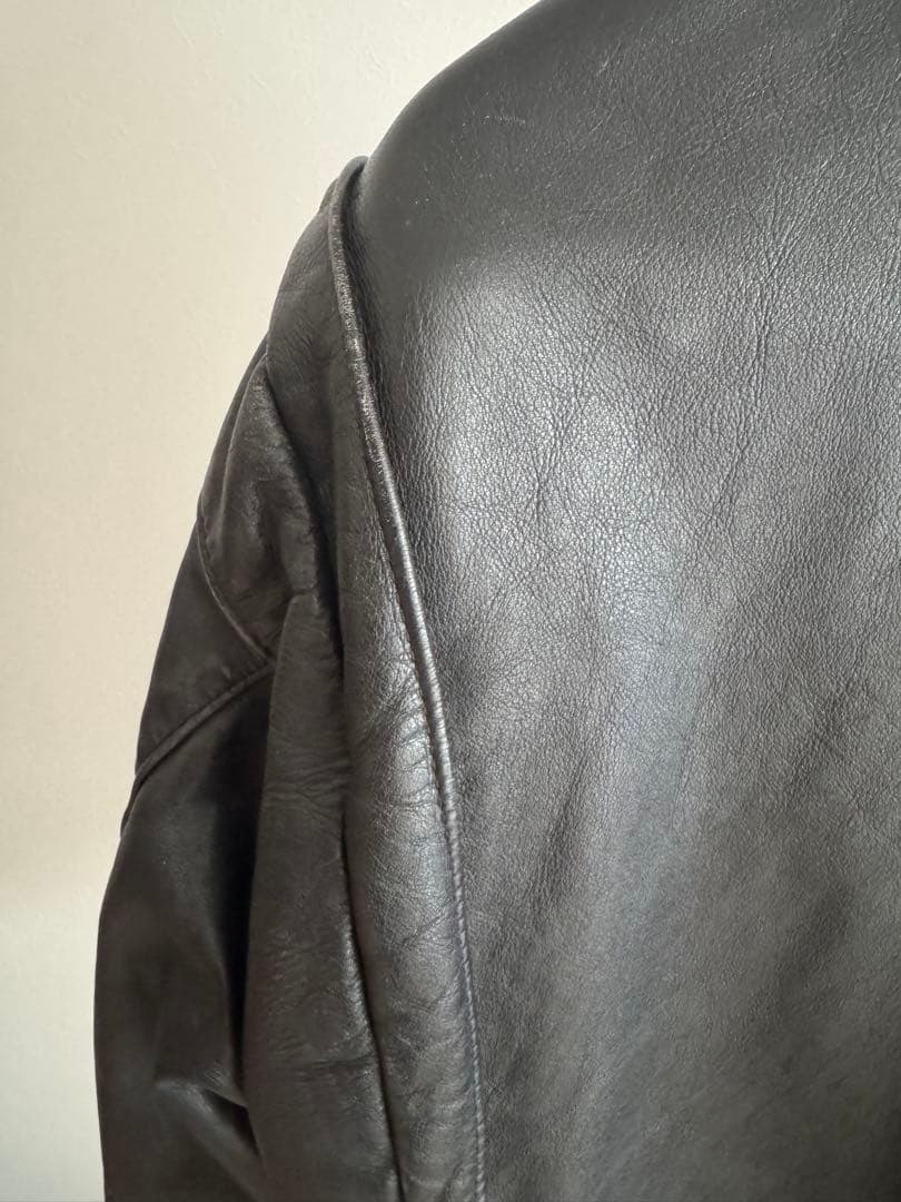 schott レザーシングルライダース 141型 40 【クリーニング済】