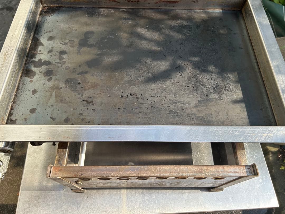 業務用　中古　卓上プロパンどて焼　鉄板焼　餃子焼き機