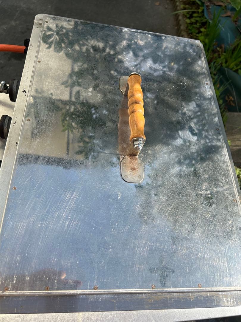 業務用　中古　卓上プロパンどて焼　鉄板焼　餃子焼き機