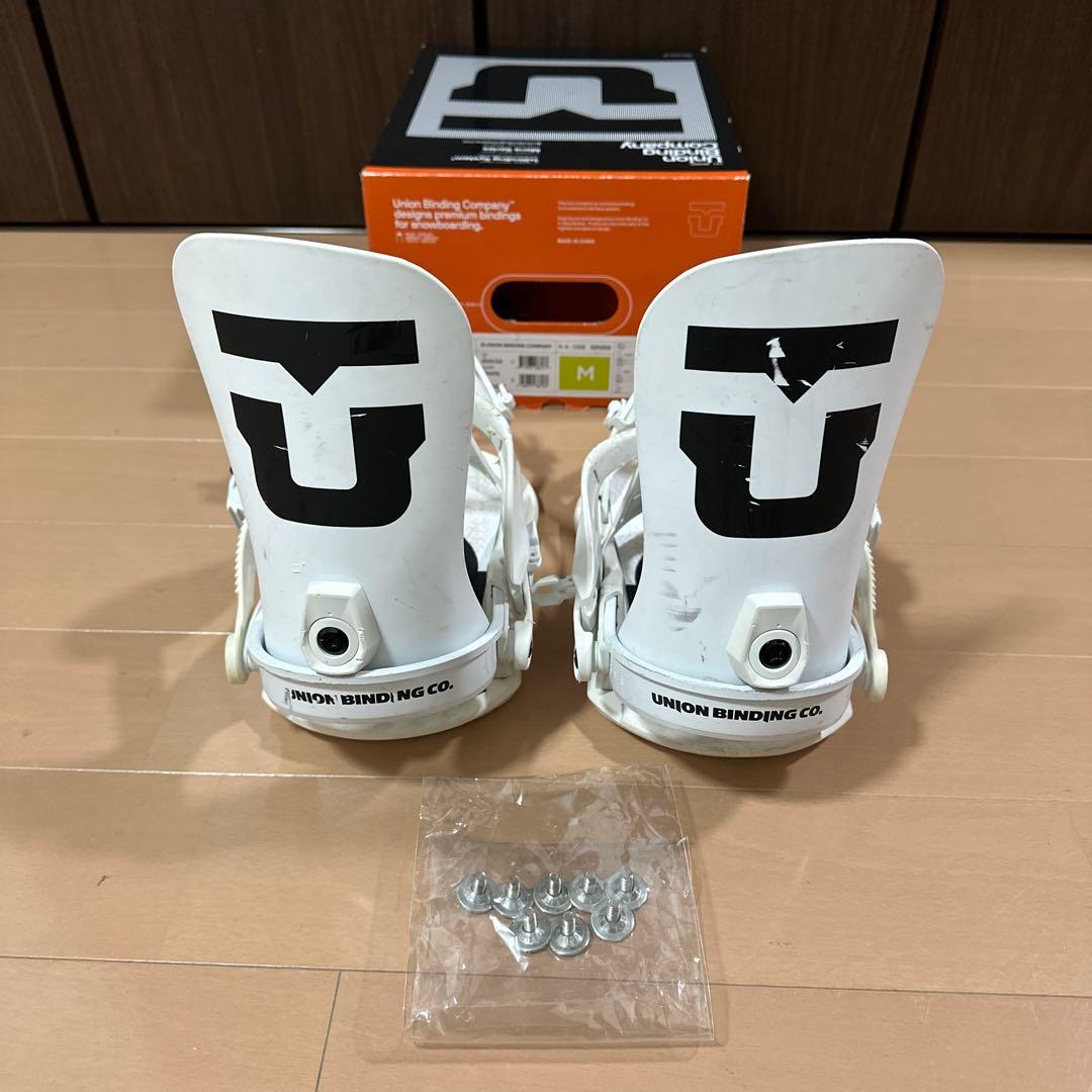 ユニオン ストラータUNION BINDING ビンディング M 白　早い者勝ち