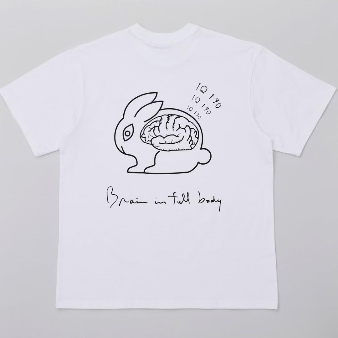 【新品】petit usagi オリジナルTシャツ 白　M