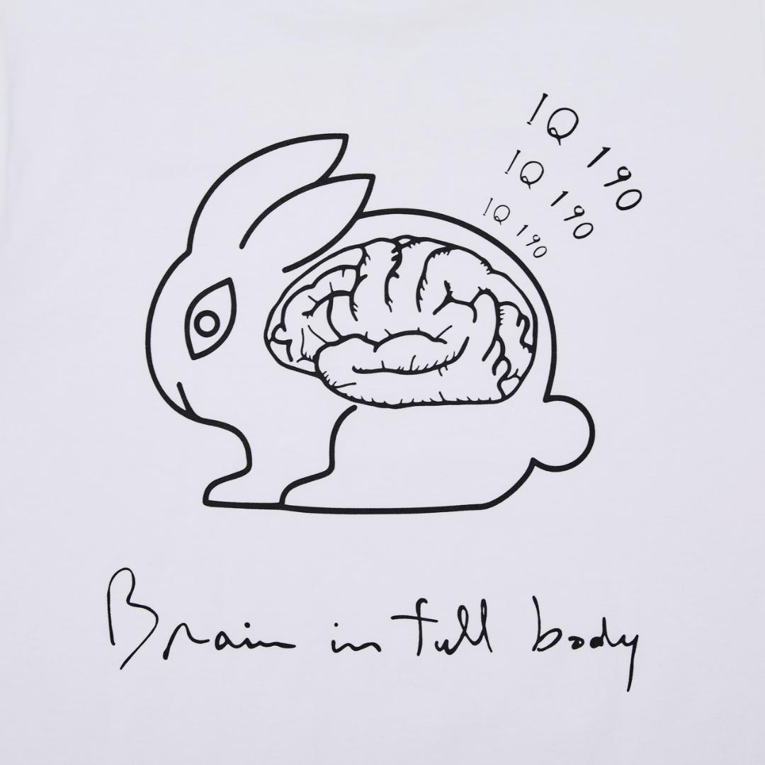 【新品】petit usagi オリジナルTシャツ 白　M