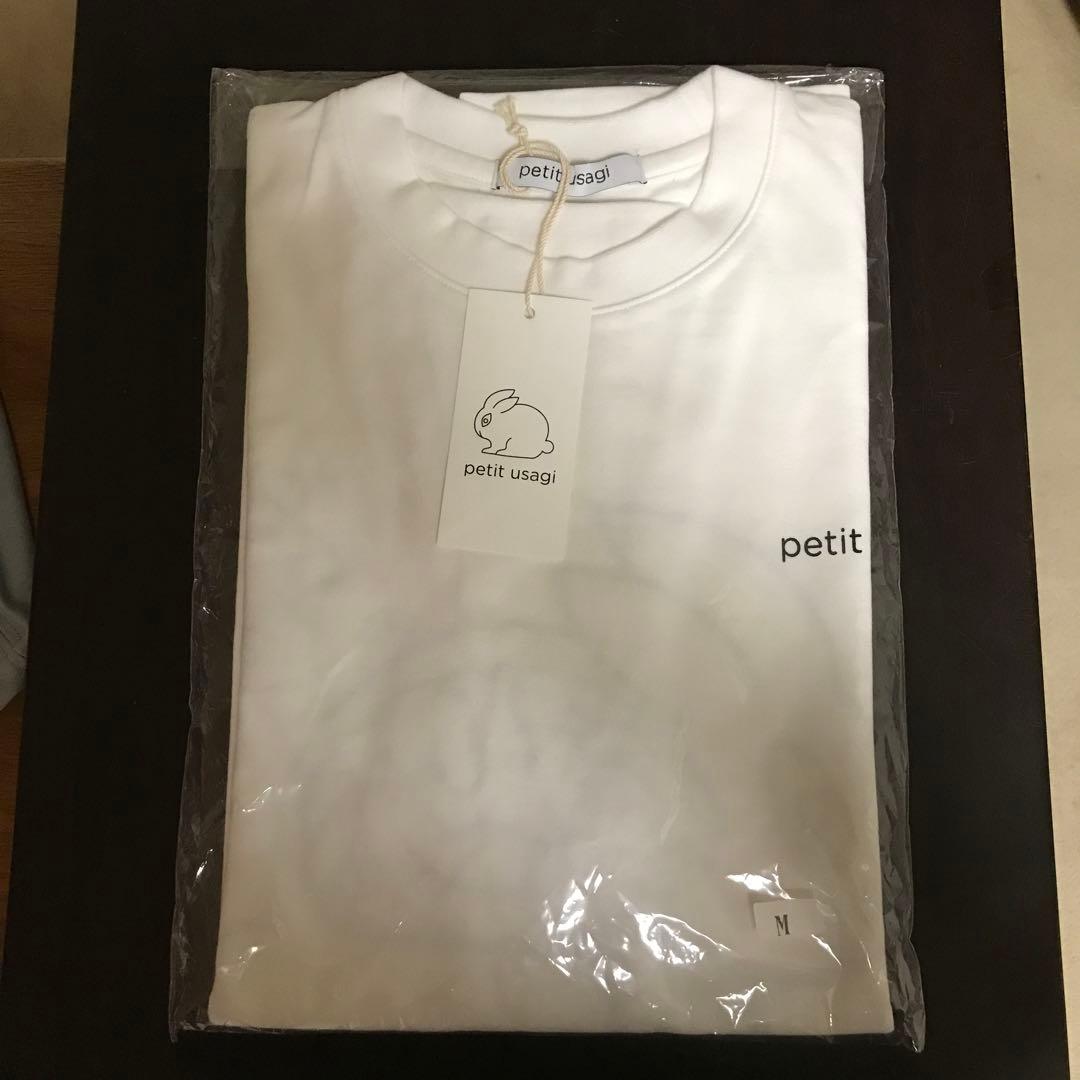 【新品】petit usagi オリジナルTシャツ 白　M