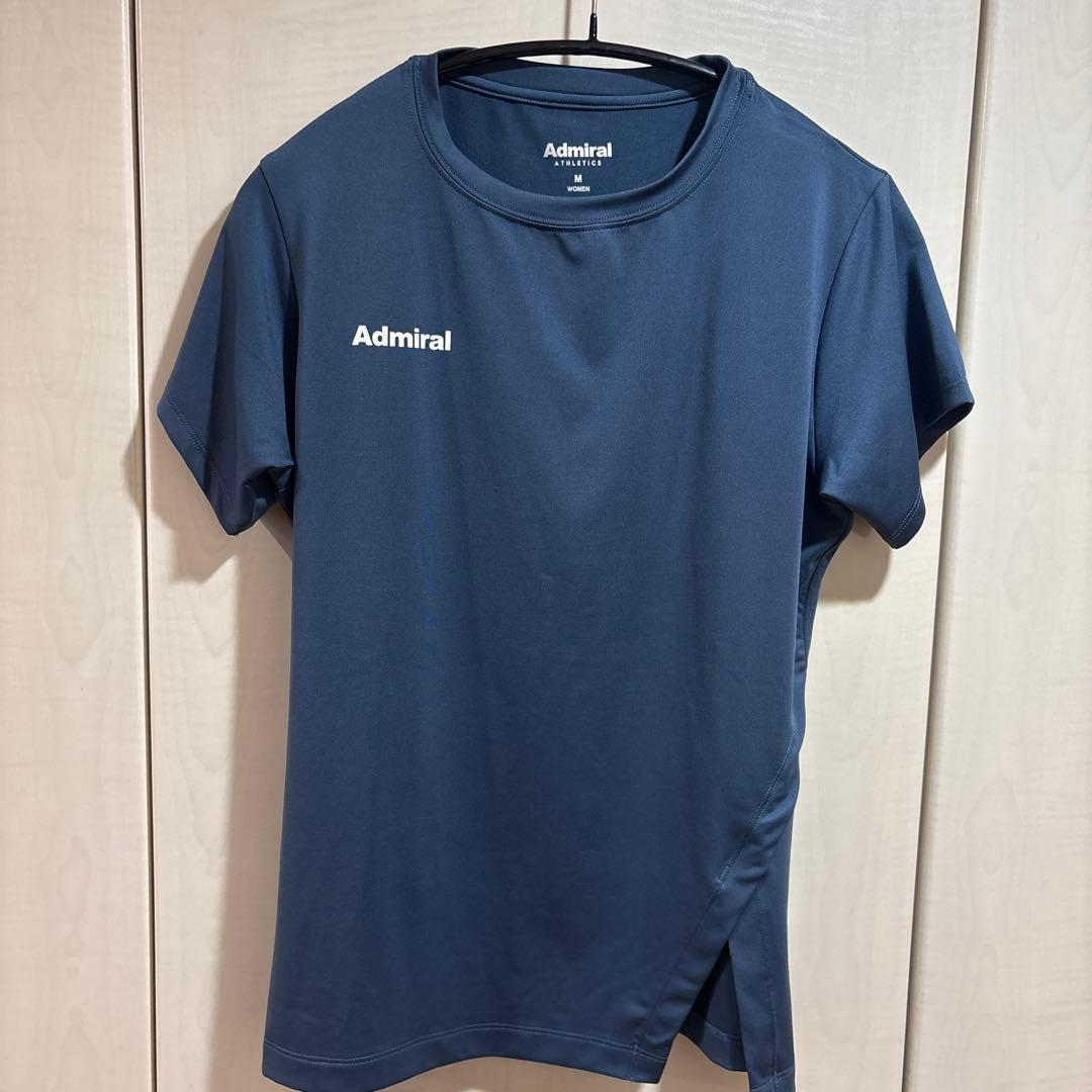新作 新品 タグ付き Admiralテニスウエア Tシャツ 紺 M