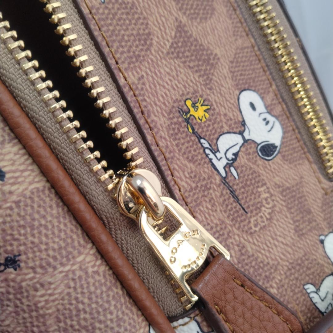 【新品未使用】COACH ×スヌーピー リュック ブラウン CBM25