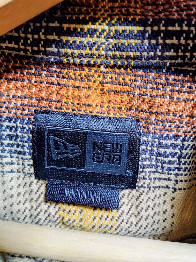 オンブレ チェックシャツ BLACK LABEL FW24 ベージュ 重盛さと美