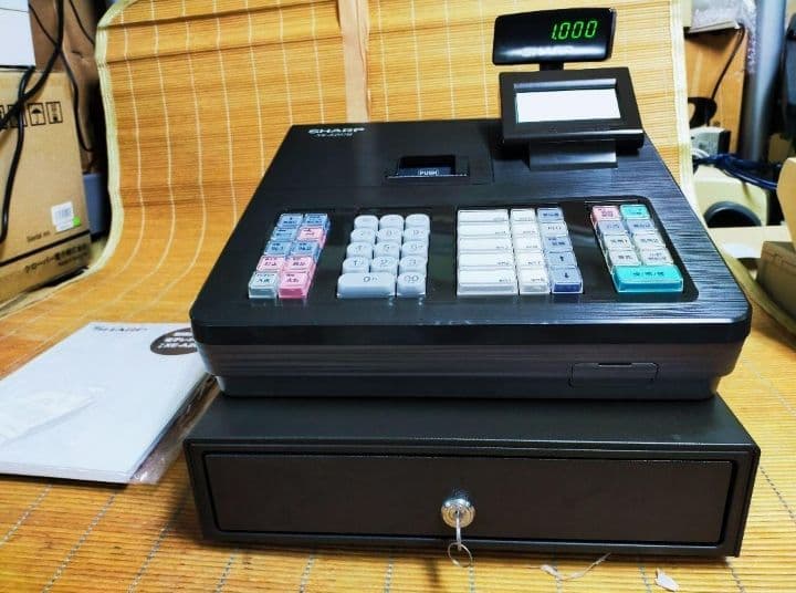 シャープレジスター　XE-A207　PC連携売上管理設定無料　706556